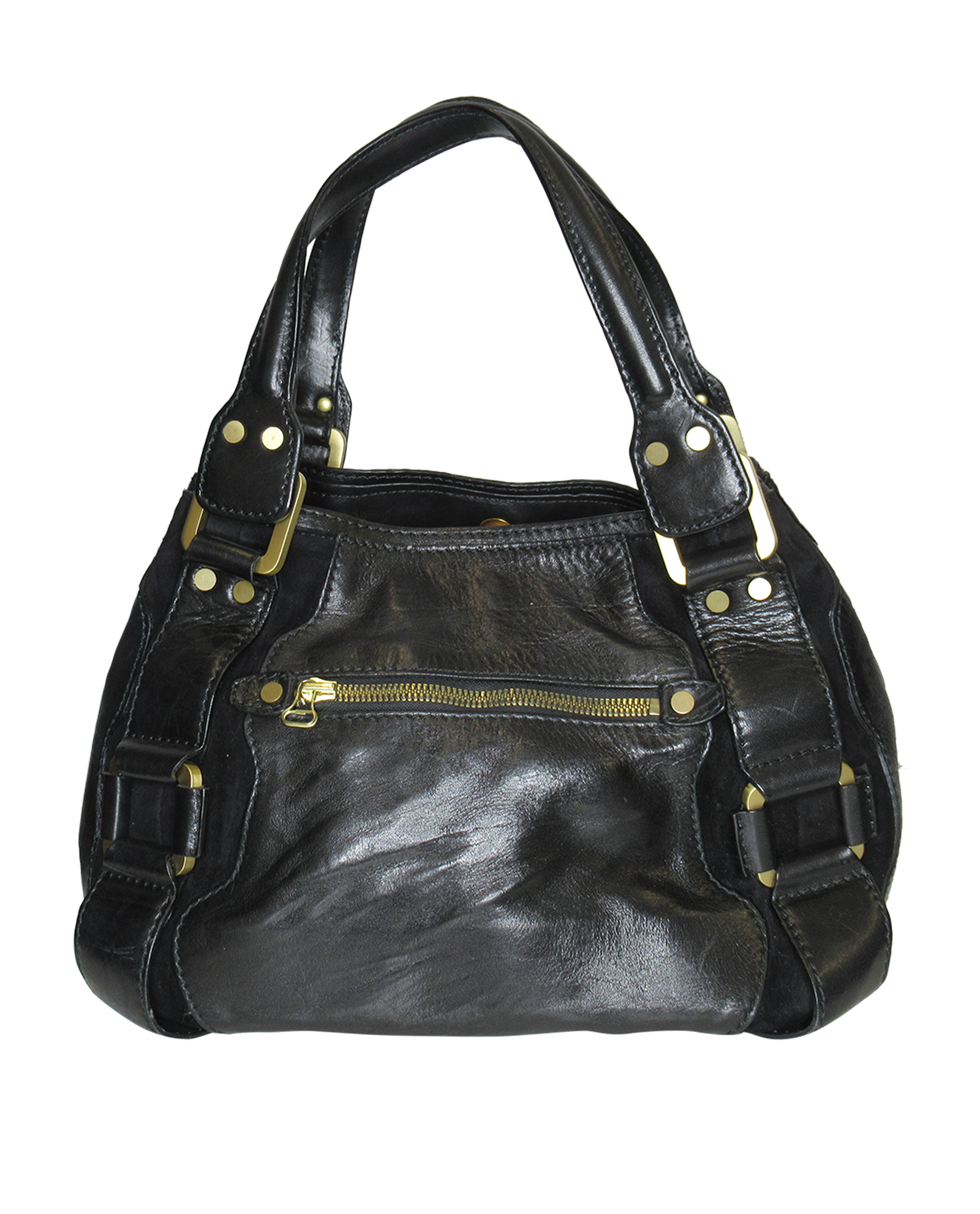 Mahala, 110&euro;, Bolso, Negro, Animal - Piel, Vista trasera